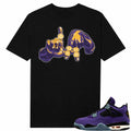 Lakers 4s Sneaker match tees,5 Rings, Tshirt, Unisex, gift, TShirt, Unisex, Gift Unisex