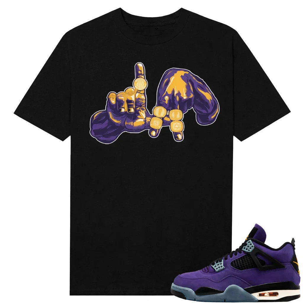 Lakers 4s Sneaker match tees,5 Rings, Tshirt, Unisex, gift, TShirt, Unisex, Gift Unisex