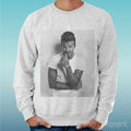 Felpa Man Light Sweater Light Grey " Beckham " Road To Happiness Unisex
