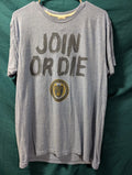 Homage Join or Die Tee Philadelphia Union MLS Soccer XL USA Made Unisex