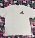 Simple But Cozy Hanes White Tee With The Dorito Logo On The Front Size XL Unisex