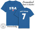 France FRA Personalised Name & No Adult Kids, Football World Cup 2026 Unisex