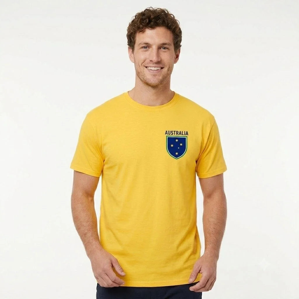 Australia World Cup 2026 T Shirt Mens Football Soccer Fan Australia Supporter Unisex