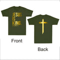 Jesus Is King Revelation 17:14 Bible Scripture Christian Faith Cross Men Unisex