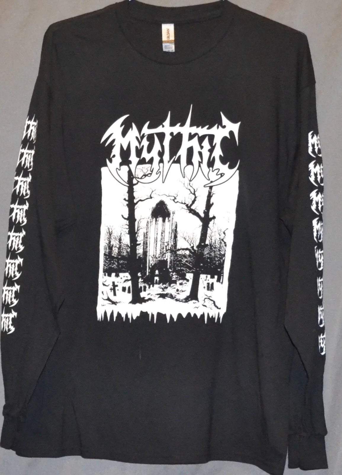 MYTHIC Winter Solstice Long Sleeve Shirt winter coffins encoffination cianide Unisex