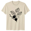 Simple Wild Berry Botanical Line Berry Picking Nature Christmas Unisex