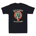 Hang In There It Gets Worse Funny Bomb Cartoon Meme Quote Vintage Men's Unisex