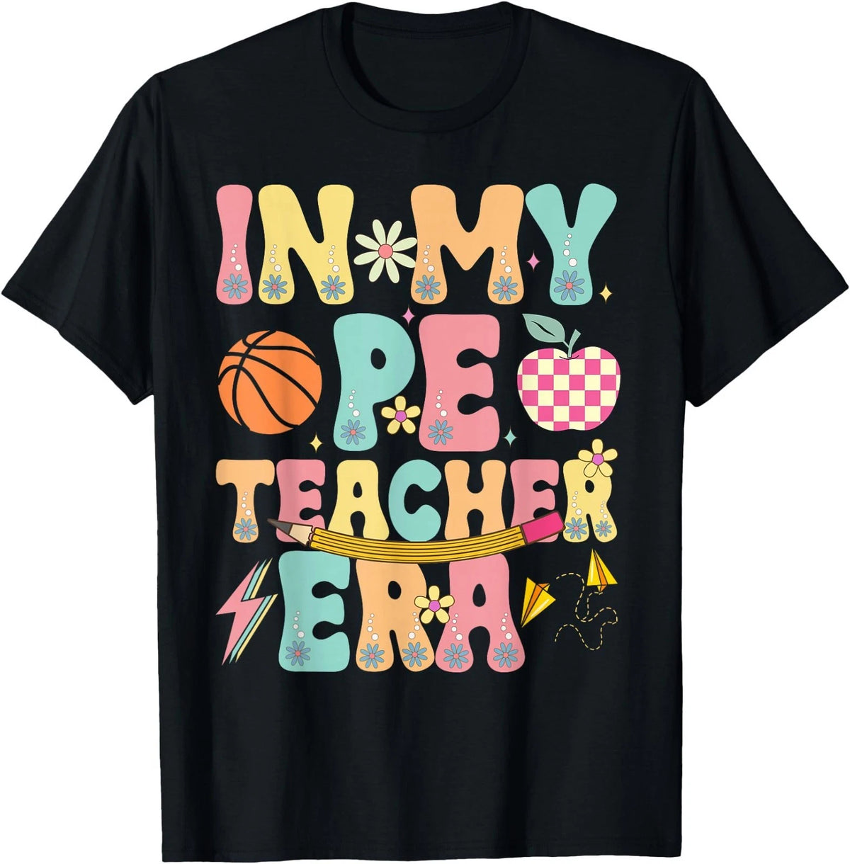 In My PE Teacher Era Physical Education Back To School T-Shirt