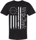We the People 1776 USA Distressed Flag US Independence Day July 4th Tee Unisex