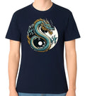 Yin Yang Dragon Graphic Chinese Dragon Art Unisex Tee Unisex