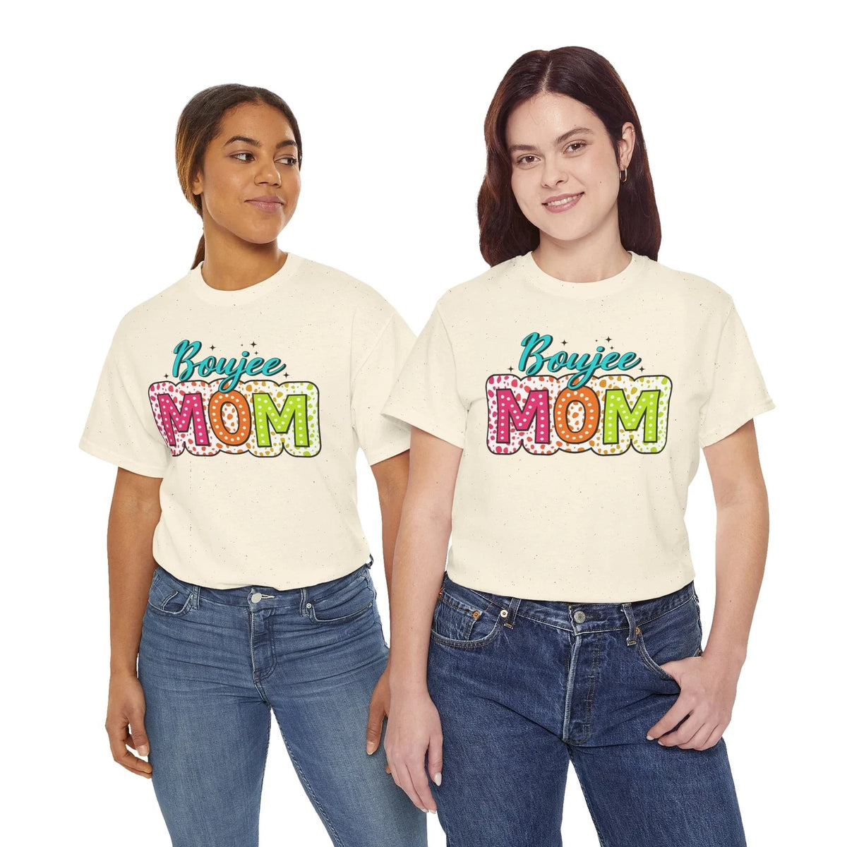Boujee Mom Tee, Stylish Mother's Day Gift, Unisex Cotton , Fun Mom Shirt, Unisex