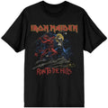 Men's Iron Maiden Number of the Beast Run To The Hills Distress Slim Fit Unisex