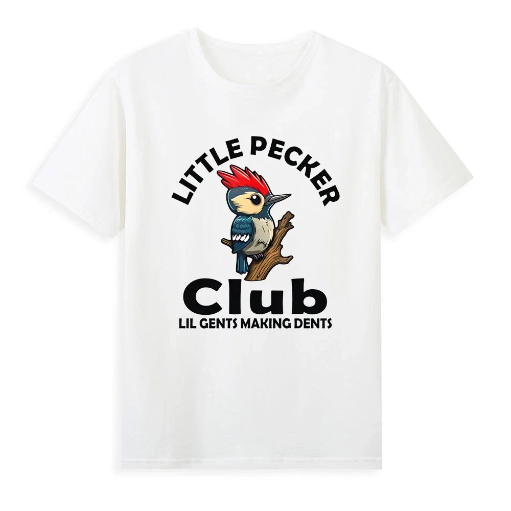 Little Pecker Club Lil Gents Making Dents Humor Birds Unisex