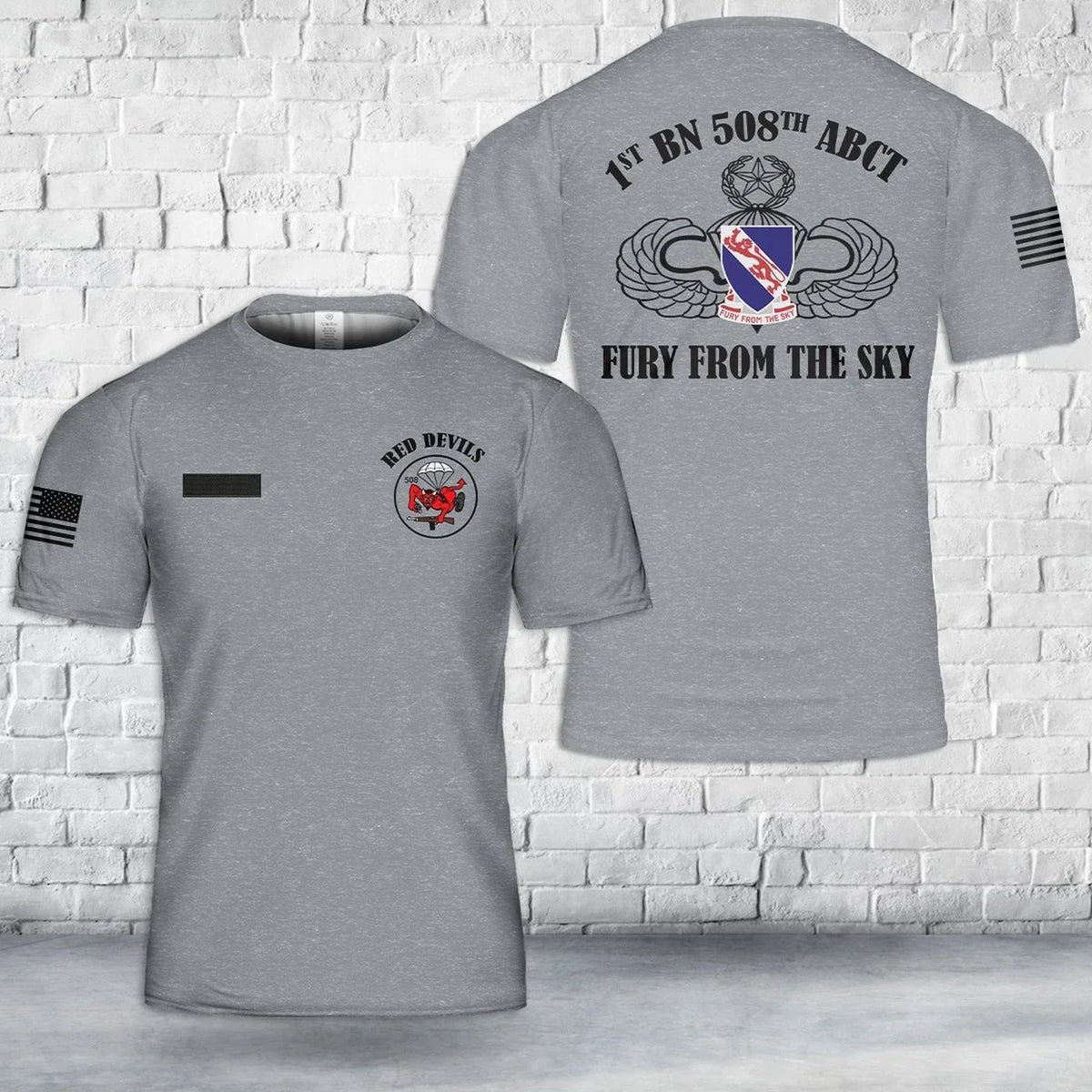 Custom Name US Army 1st Battalion, 508th Parachute Infantry Regiment Unisex