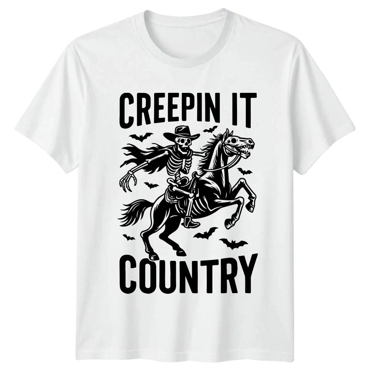 Creepin It Country Halloween Country Music Gift For Him And Her Unisex