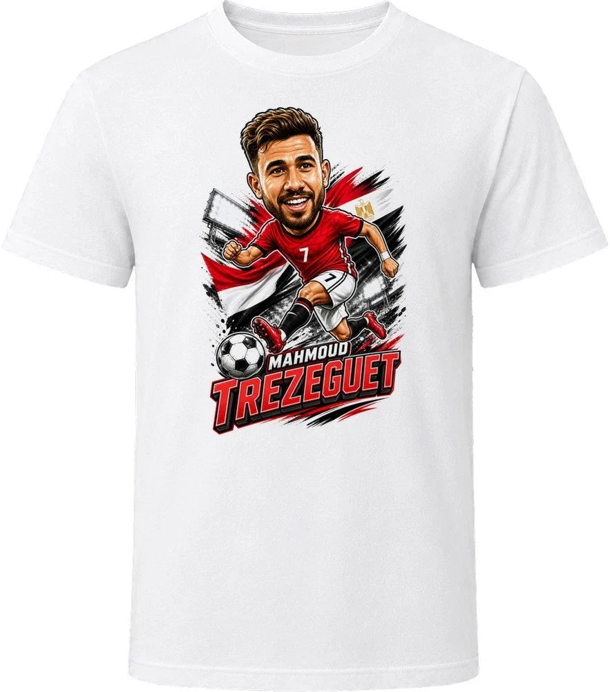 Mahmoud Trezeguet, Egypt Caricature Soccer 2026 T Shirt Unisex