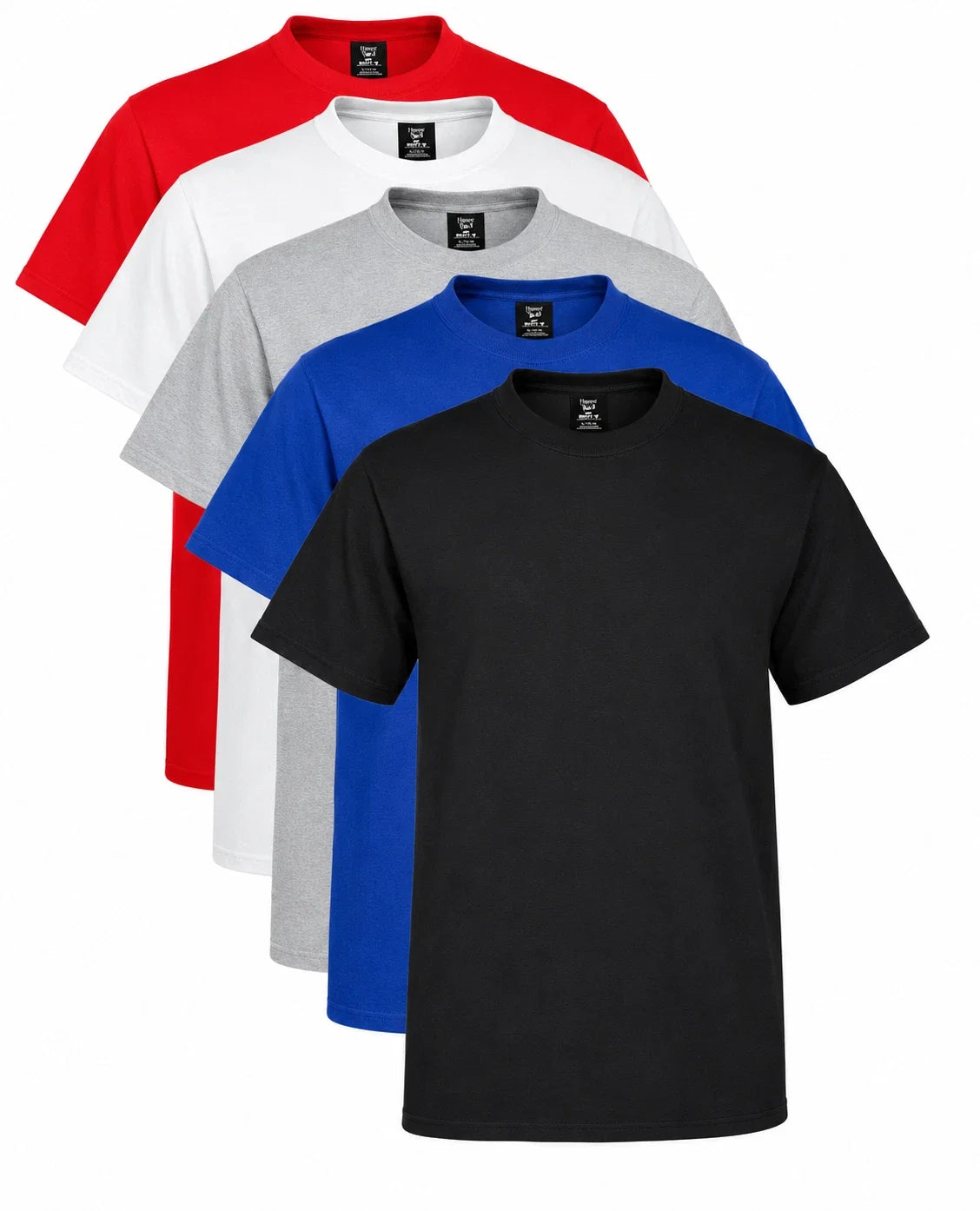 Hanes USA Beefy T TALL BLACK GREY RED BLUE or WHITE Extra Long Length Cotton Unisex