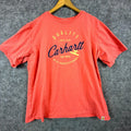 Carhartt Mens XL Coral Graphic Print Cotton Relaxed Fit Fishing Rugged Unisex