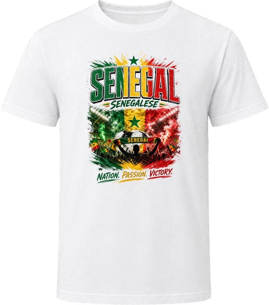 Senegal Senegalese Soccer Football National Supporters T Shirt Unisex