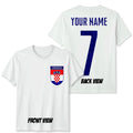Personalised Croatia Football Unisex Kids Name Number Tee #WC Unisex