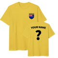 Australia Badge football T Shirt,Personalised football Custom Name & Number Tee Unisex