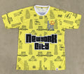 Mens I LOVE NY SOCCER Yellow Jersey Size L - M218 Unisex