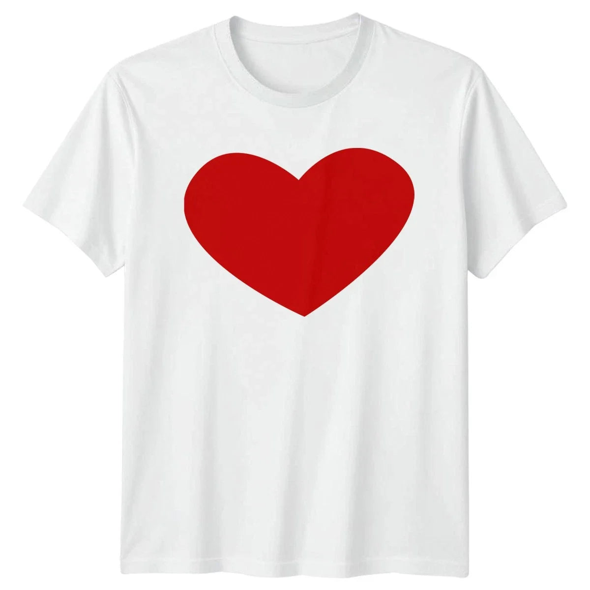 Red Heart Simple Love Symbol Minimalism Romance Valentine Day Unisex