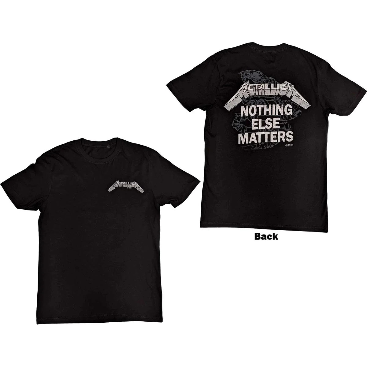 Metallica : Nothing Else Matters OFFICIAL NEW Unisex