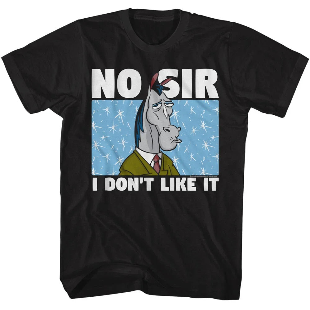 Ren & Stimpy Cartoon Mr Horse No Sir I Don't Like It Men's T Shirt Unisex