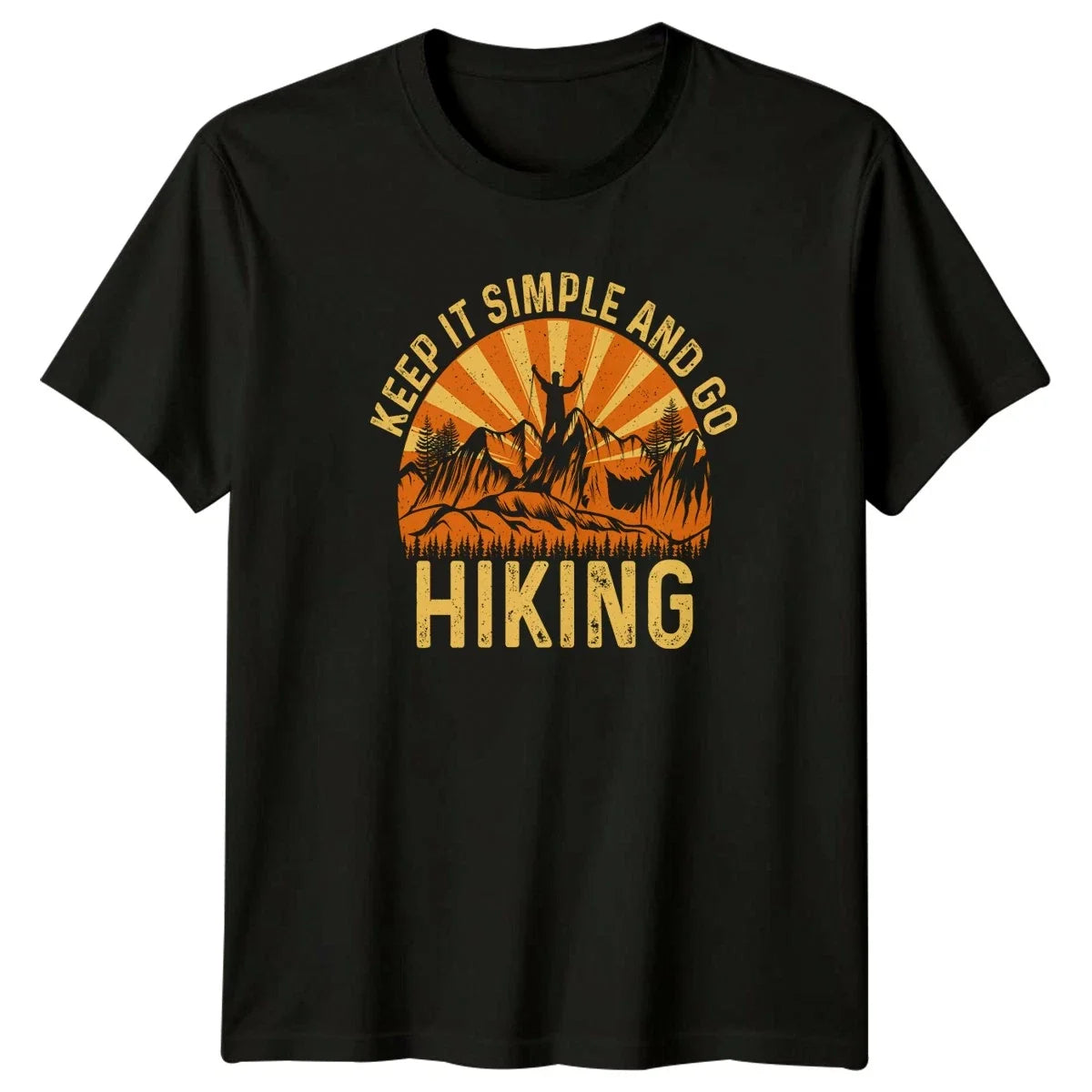 Keep It Simple And Go Trekking Hiking Birthday Gift For Him And Her Unisex