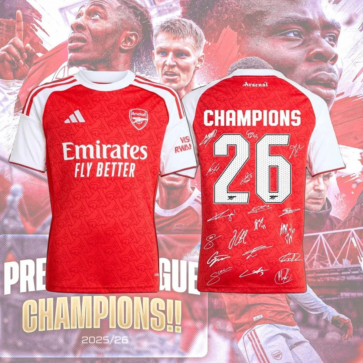 🔥2026 Arsena Champions League Gifts Fans All Over Print Unisex