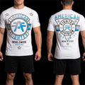 AMERICAN FIGHTER White SILVERLAKE Athletic Graphic NWT Unisex