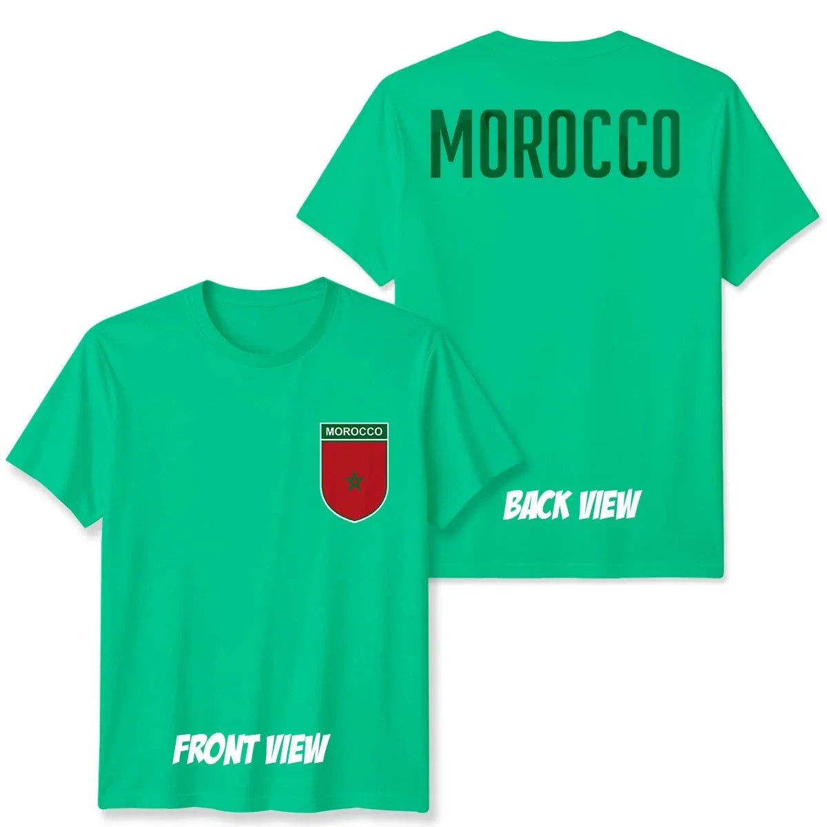 Morocco Football Unisex Kids Country Pride Soccer Tee #WC Unisex