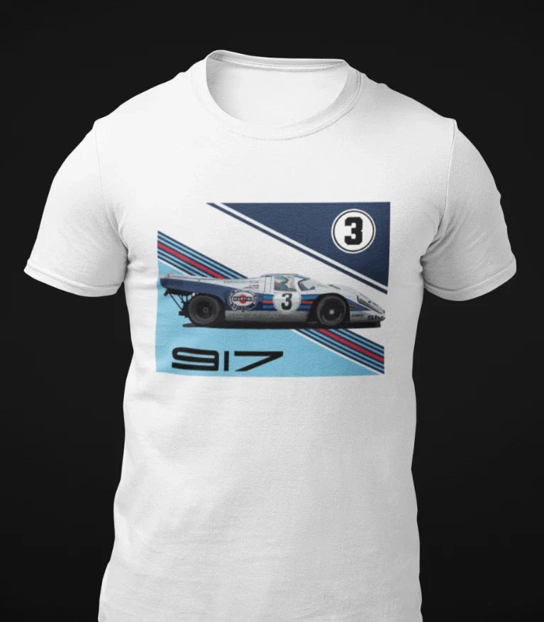 Retro Vintage Racing 917K Race Car Short-Sleeve Unisex Unisex