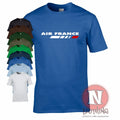 Air France airlines aviation cabin crew airport aircraft retro logo tee Unisex