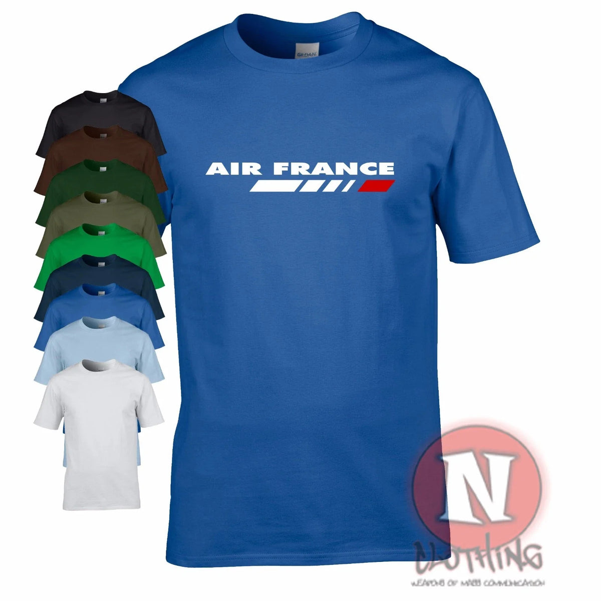 Air France airlines aviation cabin crew airport aircraft retro logo tee Unisex