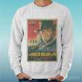 Felpa Man Light Sweater Light Grey " Qualche Dollaro Up Movie " Unisex