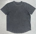 Buck Mason Curved Hem T Shirt Men’s Medium Gray Short Sleeve Casual Stylish Unisex