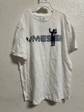 💝 MESSI Graphic Boys XL White Short Sleeve Crew Neck Soccer Football Unisex