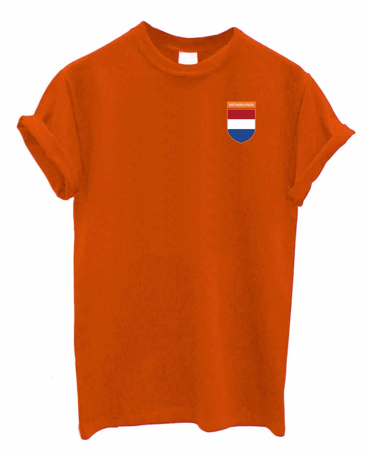The Netherlands Team Crest Tshirt Support your Country football Holland Dutch Unisex