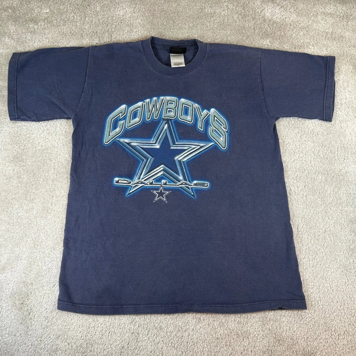 Vintage 90s Pro Player Dallas Cowboys Mens M Navy Blue Graphic Star Logo Unisex