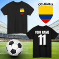 Personalised Colombia Football Custom Name And Number Sports Lover To Unisex