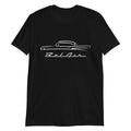 1957 Chevy 57 Belair Bel Air Outline Antique American Collector Car Gift Unisex