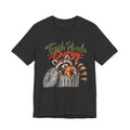 Trash Panda Energy Raccoon T-Shirt: Funny Pizza Graphic