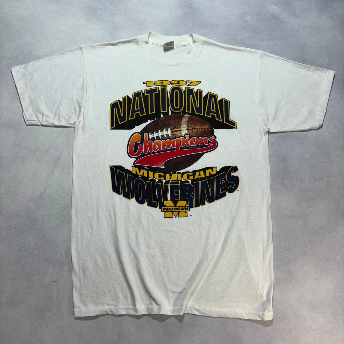 Vintage 90's Michigan Wolverines Football National Champions Men's XL Unisex