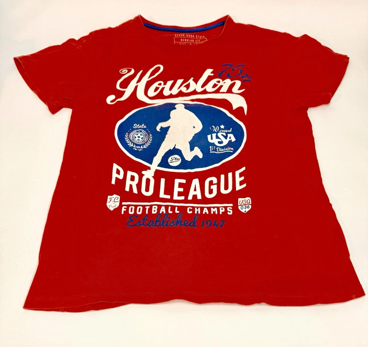 Retro 70's Style Houston Pro League Soccer Unisex