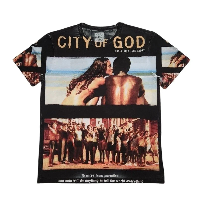 Custom City of God Sublimation movie Brazil Unisex