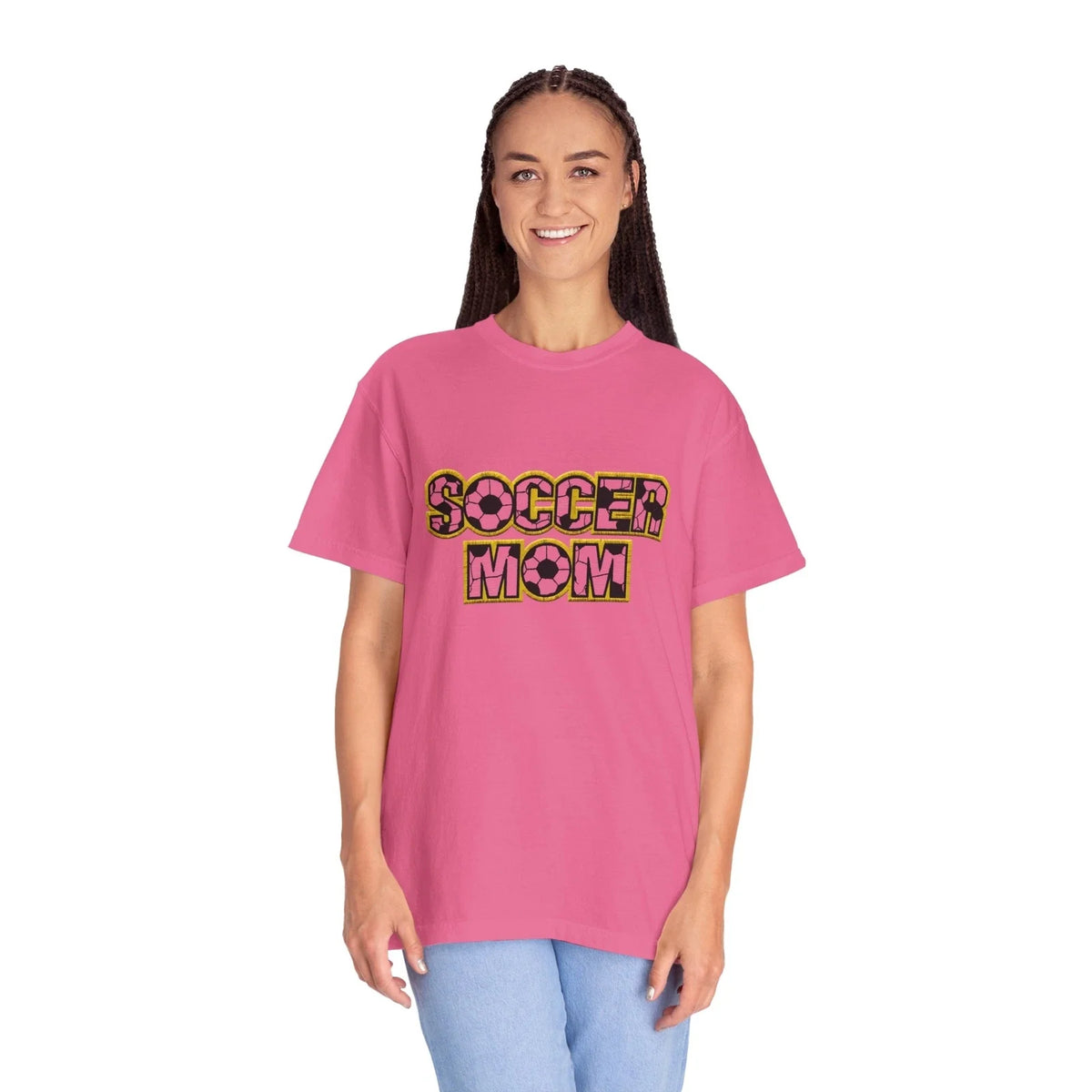 Soccer Mom , Unisex Garment-Dyed Tee, Customize any Sport, Plus size Unisex
