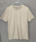 ASOS Shirt Mens Medium Beige Crewneck Short Sleeve Casual Basic Tee Unisex