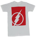 Flash DC Adult New - Simple Flash Bolt Logo In Red Block Pic Unisex